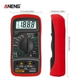 thumbnail image 2 of ANENG AN8205C Multimeter Digital Display Backlight Detector Multifunctional Accessory AC/DC Voltmeter Portable Temperature Multimetro Tester Electronic Detector Red, 2 of 8