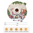 thumbnail image 6 of 15 Inch Round Placemats Set of 6, Beige Christmas Non Slip Heat Insulation PP Table Mats, Gnomes Xmas Tree Snowflake Gifts Washable Place Mats for Kitchen Dining Party Table Decor, 6 of 7