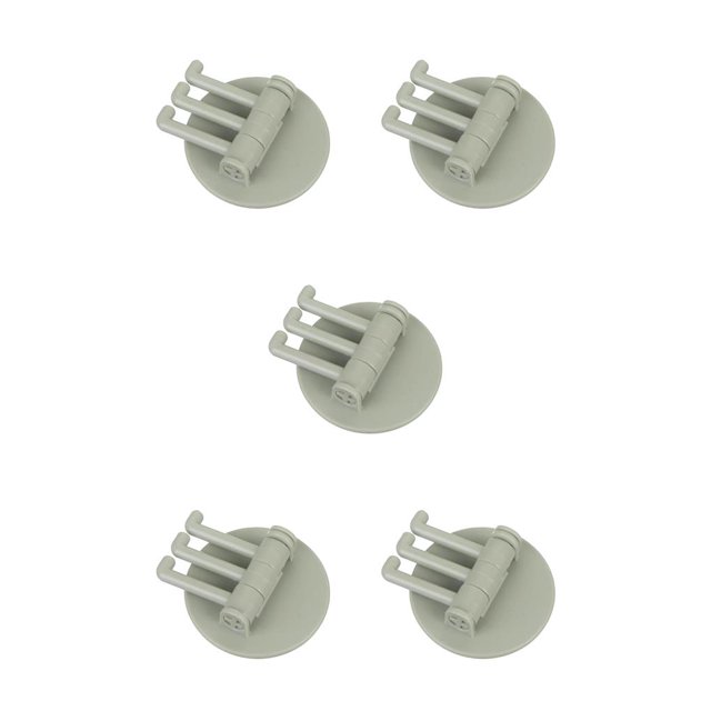 Moyic Gancho adhesivo sin costuras de tres ramas Gran capacidad de carga Ganchos de barra 3 en 1 Soporte para llaves montado en la pared Type2 NO2