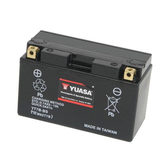 Yuasa Battery YUAM62T7B 12V YT7B-BS Battery