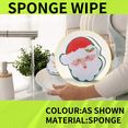 thumbnail image 4 of 8 Pcs Christmas Sponges Kitchen Dual Sided Dish Sponges for Washing Dishes Santa Christmas Tree Gingerbread Man, 4 of 8