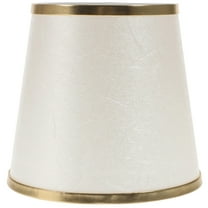 OFFIGAM Vintage Clip-On Fabric Lampshades 2pcs Small Table Lamp Shades and Chandelier Shades for Home Decor