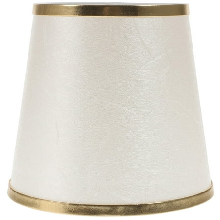 OFFIGAM Vintage Clip-On Fabric Lampshades 2pcs Small Table Lamp Shades and Chandelier Shades for Home Decor