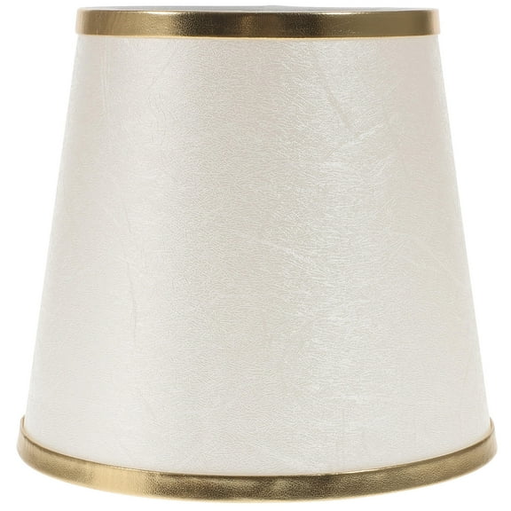 OFFIGAM Vintage Clip-On Fabric Lampshades 2pcs Small Table Lamp Shades and Chandelier Shades for Home Decor