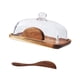 thumbnail image 2 of Cake Stand Soporte Decorativo con Base de Madera Bandeja para Pastel con Cúpula de Vidrio Recipiente para y Queso Organizador de, 2 of 9
