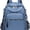 Blue, variant on Sunyuer PU Leather Stylish Travel Backpack - Lightweight and Multi Pockets Sports Yoga Bag for Commuting
