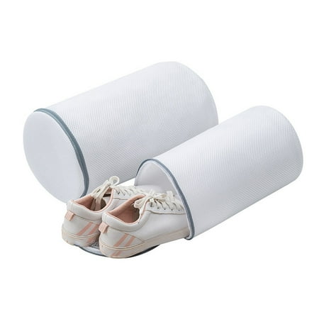Shoe Washing Machine Bag 2 Pack Mesh Laundry Bags Shoe Laundry Bag with Zipper for Sneakers  Running Shoes  Sock  Bras  Delicates and Toys