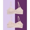 thumbnail image 2 of Fruit of the Loom Girls Seamless Trainer Bra with Removable Modesty Pads 3 Pack, 2 of 4