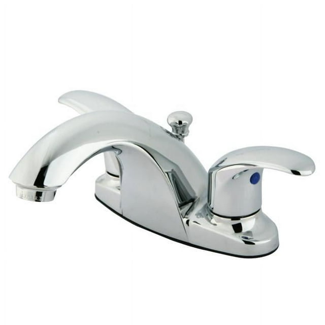 Kingston Brass KB7641LL Robinet de Lavabo 4 Po avec Poignée de Levier Chromé