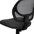 thumbnail image 3 of Mid-Back Gray Mesh Swivel Task Chair with Curved Square Back, 3 of 9
