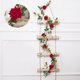 thumbnail image 1 of Arts Artificial Floral Flower Garland 6 FT Rose Vine Hanging Rose Garland para El Día de San Valentín Boda Centro de Decoración de Rojo 9cm Soledad Vid de rosa falsa, 1 of 10