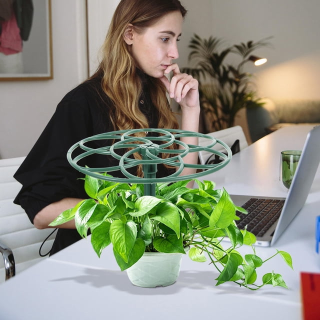 BESTYASH 2Ud Rack Soporte Para En Forma De Girasol Para Jardinería Con Material Resistente