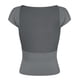 thumbnail image 4 of Camiseta Sin Mangas Básica Camiseta sin mangas básica para mujer Ropa diaria expuesta al ombligo sin espalda para mujer (gris oscuro M) Ygjytge para Mujer Gris oscuro T S, 4 of 9