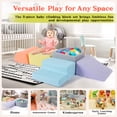 thumbnail image 7 of Spanspace Toddler Soft Play Climbing Set, 5-Piece Indoor Foam Climber with Ball Pit, Soft Blocks for Crawling, Sliding, Stacking, Gross Motor Development, Montessori Baby Play Set, 7 of 7