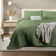 thumbnail image 1 of Colcha Ligera Dreamlabcon 2 Fundas de Almohada, Capitonado, Ultra Suave.Hipoalergénico. Edrecolcha para Cama. Edredón para Verano y Todas las Estaciones.(Matrimonial 210x240 cm,Trébol,Verde Seco), 1 of 8