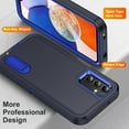 thumbnail image 4 of for Samsung Galaxy A14 5G Case, Samsung A14 5G Phone Case with Built in Kickstand, Shockproof/Dustproof/Drop Proof Military Grade Protective Cover for Galaxy A14 5G 6.6" Blue/Royal Blue, 4 of 14