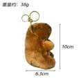 thumbnail image 3 of Creative Capibala Capybara Series Keychain Cartoon Cute Doll Couple Car Bag Key Chain Pendant Charming Capibala Keyring Gift, 3 of 4
