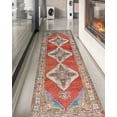 thumbnail image 2 of Modern Rugs, Easy To Clean Rugs, Chenille Printed Stye Rugs, Bedroom Rug, Corridor Rugs, Rug, Geometric Rugs, Oriental Rugs, Cool Rug, 2.6'x9.2' - 80x280 cm, 2 of 6