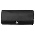 thumbnail image 1 of Bolsas de maquillaje de viaje Unique Bargains 1 Pcs, soporte para brochas de maquillaje, bolsa organizadora de maquillaje portátil, impermeable, negra, 1 of 7