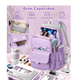 thumbnail image 2 of Mochila Escolar Viaje Bolsa Para Laptop 15.6 Inch Antirrobo Mochilas de Mujer Xtellar morado, 2 of 3