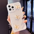 thumbnail image 4 of for iPhone 13 Pro Max Case 6.7 inch,Cute 3D Butterfly Bling Glitter Clear Case with Anti-Fall Lens Cameras Sparkly Soft TPU Case for iPhone 13 Pro Max Cover for Women Girls Transparent, 4 of 7