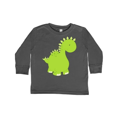 

Inktastic Cute Little Dinosaur Baby Dino Stegosaurus Gift Toddler Boy or Toddler Girl Long Sleeve T-Shirt
