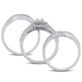 thumbnail image 4 of Everly Women's Diamond Sterling Silver Bridal Set, 4 of 8
