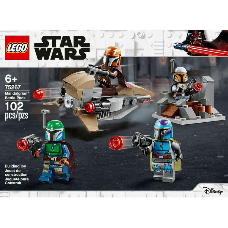 Bliv ophidset budbringer Ødelægge LEGO - Star Wars Mandalorian Battle Pack 75267 - Walmart.com