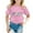 Pink, variant on SNKSDGM Girls Tops for Teens Trendy Winter Clothes for Girls 10-12 Trendy Cute Children's Casual T Shirt Day Printed T Shirt(1Y 13Y) 6-7 Years