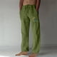 thumbnail image 1 of Pantalones largos para hombre, moda, estampados, casuales, cintura elástica con bolsillo, pantalones deportivos, pantalones de poliéster para hombre., 1 of 4