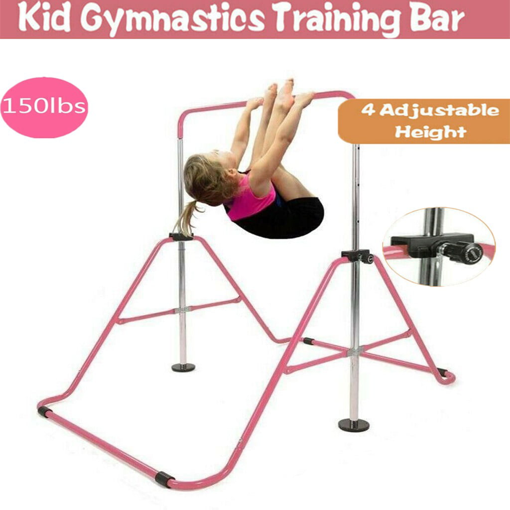 Details about   Gymnastics Horizontal Bar Kids Training Bars Expandable Gymnastic Pink 
