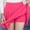 Hot Pink-14, variant on HTNBO Plus Size Skorts for Women Dressy Casual
