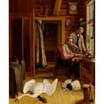 thumbnail image 3 of Ferdinand von Wright 20x23 Black Modern Framed Museum Art Print Titled - Interior of the Marieberg Workshop (1850 - 1852), 3 of 5