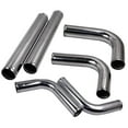 thumbnail image 2 of 2.5 inch Universal Aluminum Intercooler Turbo Piping pipe Kit+ Silicone+Clamp, 2 of 6