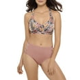 thumbnail image 4 of Time and Tru Women's Reversible Peony Highwaist Swimsuit Bottom, 4 of 17
