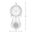 Black Rustic Pendulum Wall Clock