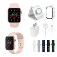 thumbnail image 5 of Restored Apple Watch Series 5 Bundle - 40mm GPS + Cellular Gold (2019) - 3-in-1 MagSafe Charger, Protective Case & 6 Bands Included (Refurbished), 5 of 5