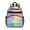 Colorful Watercolor Stripe, variant on Rainbow Tie Dye Cloud Pattern Backpack for School,Cute School Bag,Schoolbag with Adjustable Shoulder Straps & Padded Back,15.25"x11.5"x5.25"
