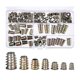 thumbnail image 2 of Thread Insert Wood, 100 Pieces Zinc Alloy Furniture Hexagon Socket Screw, Inserts Thread Insert, 2 of 5
