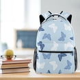thumbnail image 6 of School Backpacks Blue Pattern Butterflies Elementary Students Bookbags With Water Bottle Pocket, 6 of 6