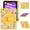 Yellow, variant on Case for iPad Mini 7 2024 (A17 Pro) / iPad Mini 6 2021, iPad Mini 7th/6th Generation Case 8.3 inch with Penci Holder Rotating Kickstand Hand/Shoulder Strap, Kid Cartoon Tranparent Back Cover