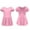 Pink, variant on yillto Girls Cotton Leotards with Skirt Toddler Hollow Back Short Sleeve Dance Dress Clothes for Little Girl