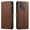 Brown, variant on Starshop Case for Motorola G Pure, Premium Leather Wallet Pocket Credit Card Slots-Black