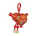 thumbnail image 1 of Decoración colgante del Año Nuevo Lunar 2026 con pequeñas campanas para el Festival de Primavera Calabaza, 1 of 7