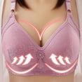 thumbnail image 2 of Utoimkio Clearance Plus Size Wireless Bras for Women No Underwire Push Up Bras for Women Full Coverage Comfort Breathable Everyday Bras, 2 of 5