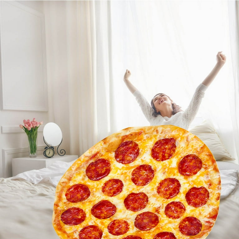 SDJMa 60 inch Pizza Blanket for Adult Kid, Food Blanket Pizza for