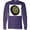 Purple, variant on Inktastic Dart Board Long Sleeve T-Shirt