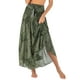 thumbnail image 2 of Moda Mujer s Ropa Bohemio Cintura alta Cómodo Vestido estampado  inferior para vacaciones Pya Señoras Chica verde Hugo  Faldas de moda, 2 of 10
