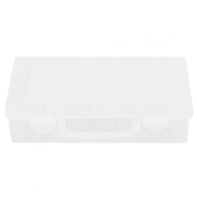 Leylor Contenedor de pintura de diamante -64 Contenedor de pintura de diamante ceñido Puntada de plástico transparente Caja de almacenamiento de bricolaje hecha a mano
