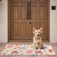 thumbnail image 4 of Red Mushroom Flower Light Pattern Door Rugs,Washable Non Slip Door Mats Indoor,Decorative Door Mats,Entry Mat Indoor for Entrance,Bedroom,Kitchen,Bathroom,16"x47", 4 of 6